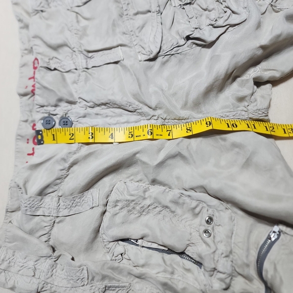 Pete & Greta By Johnny Was Marika Cream Color Cargo Pants - Picture 10 of 14